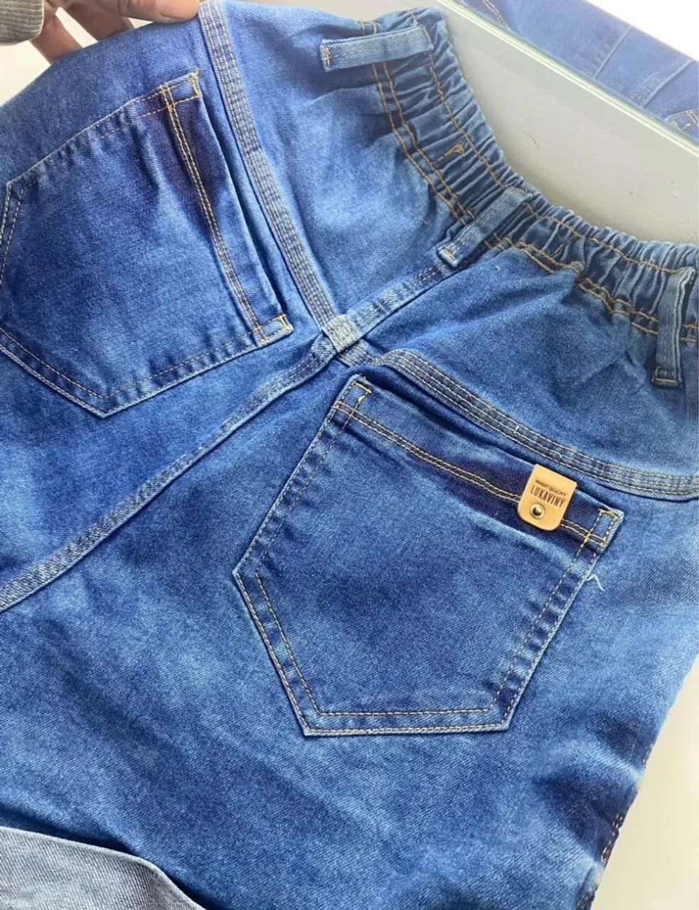 SHORT JEANS FEMININO / TAMANHO 42 - Foto 2