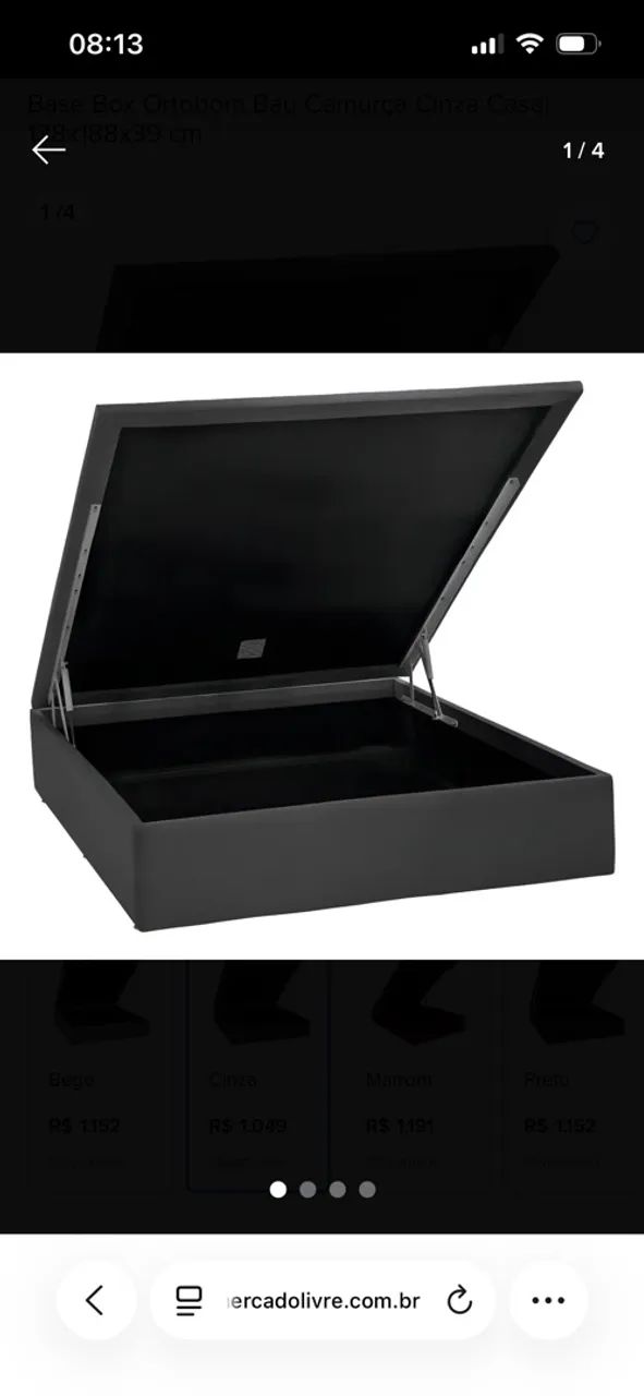 Cama Box Baú casal Ortobom - Ótimo estado