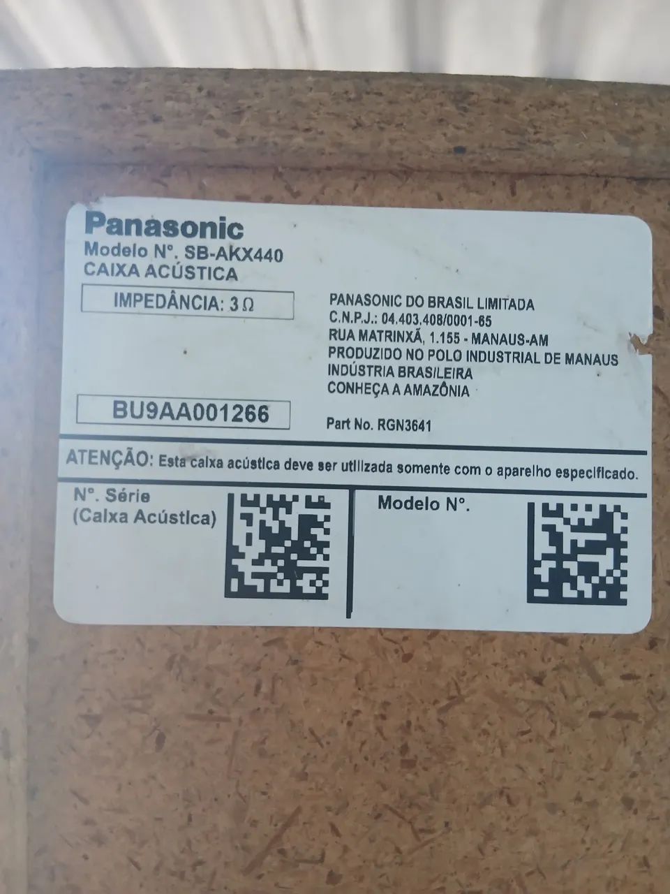 Caixas  de som Panasonic  - Foto 3