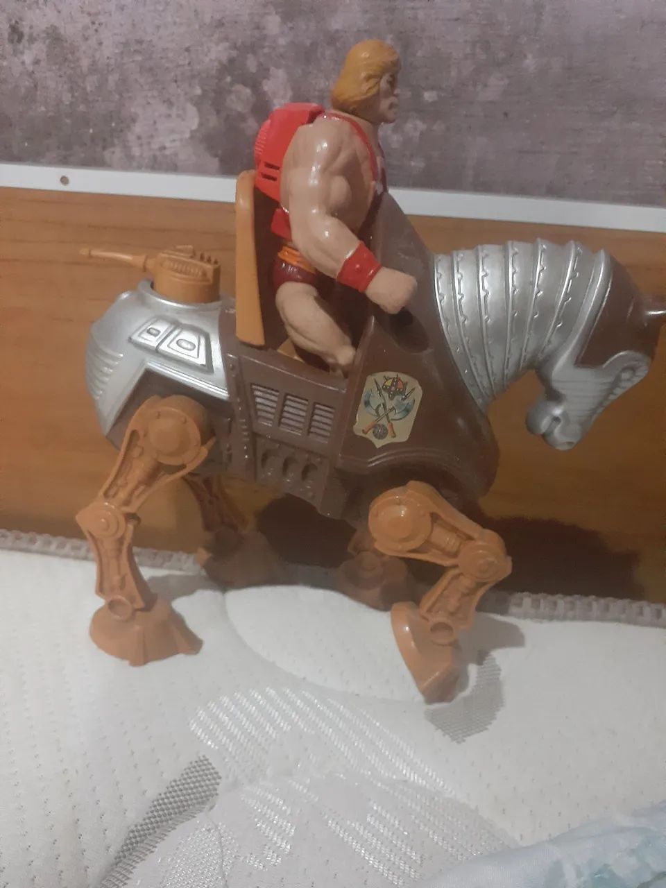 Boneco do he-man com cavalo 