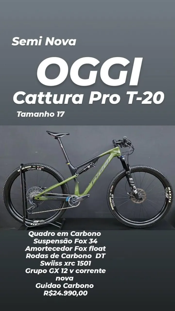 OGGI BIG WHEEL 7.2 TAMANHO 17 - Ciclismo - Jardim Santa Helena