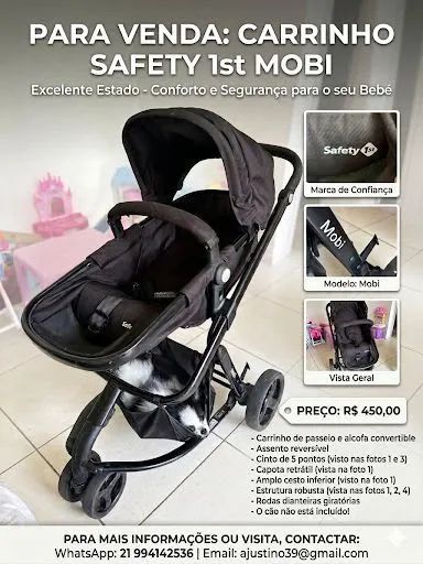 Carrinho de bebê Safety Mobi