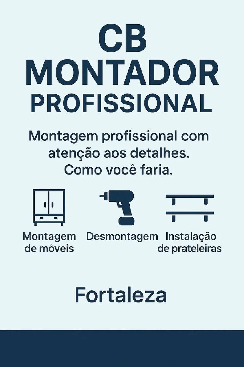 Montagem desmontagem de móveis 