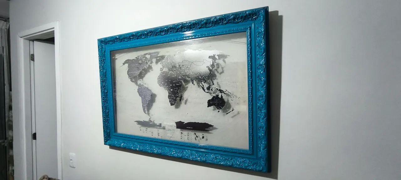 Quadro mapa mundi - Foto 2