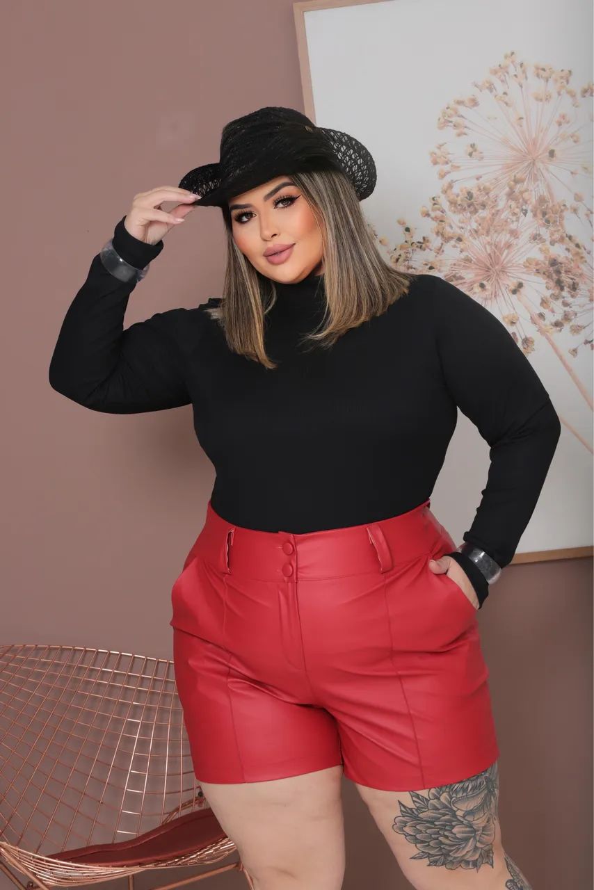 Blusa de Frio Flanelada Plus Size 