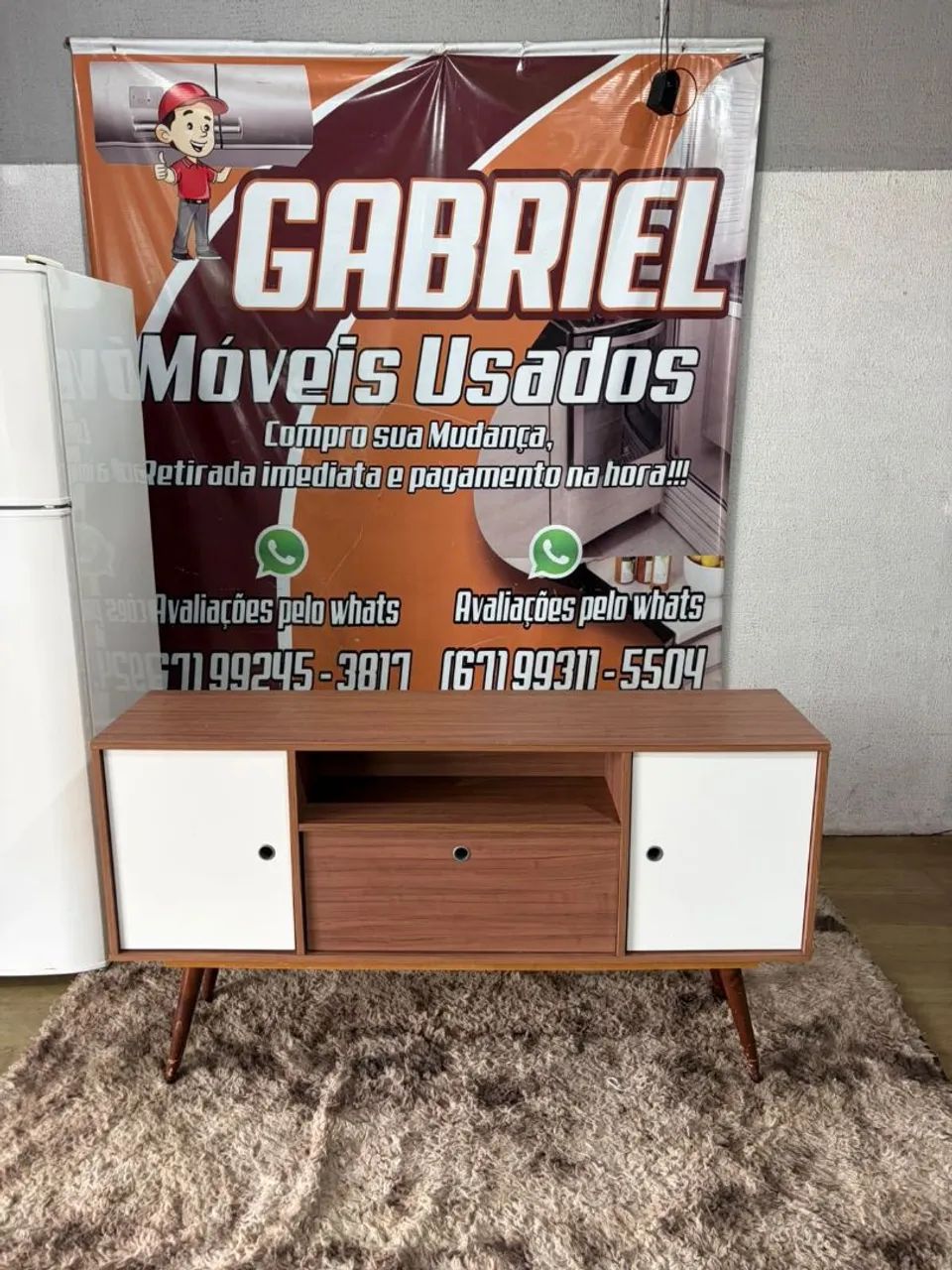 Rack retrô bem conservado ((ENTREGO GRATIS))