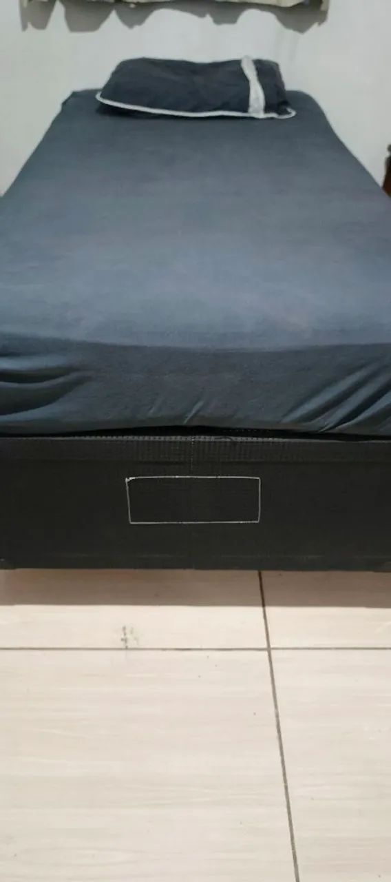 VENDO CAMA BOX COM COLCHAO MOLAS ENSACADAS,