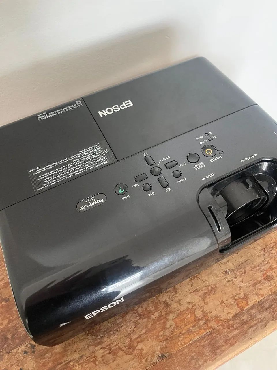 Projetor epson powerlite s5+<br>preto - Foto 2
