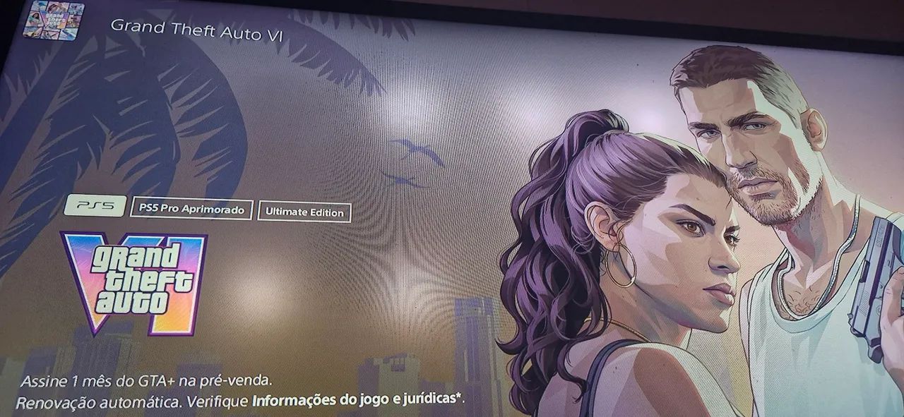 Ps5 slim 1TB com GTA 6 na caixa e muitos jogos  - Foto 2