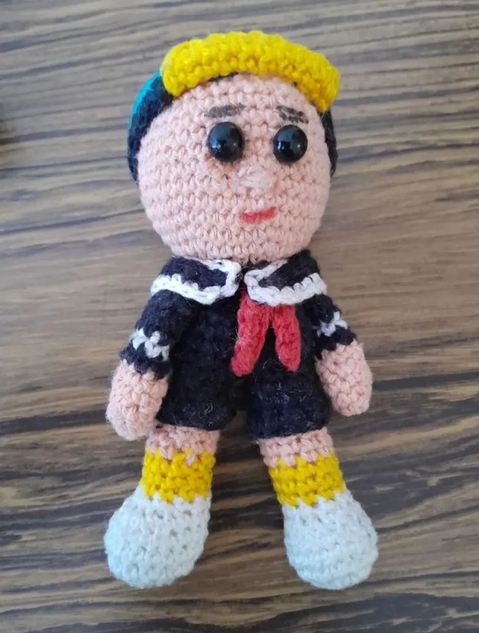 Bonecos de Crochê -Turma do Chaves - Foto 5
