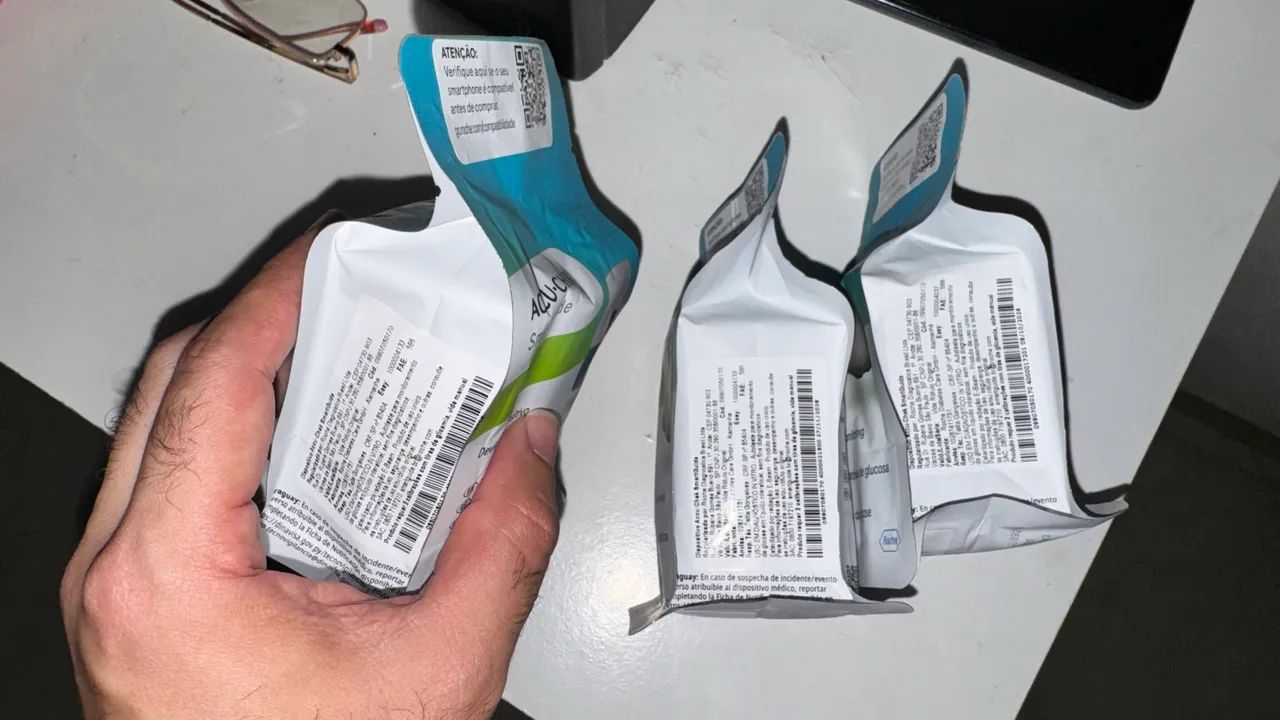 03 sensores Accu Chek Smart Guide (sensor glicose) - Foto 2