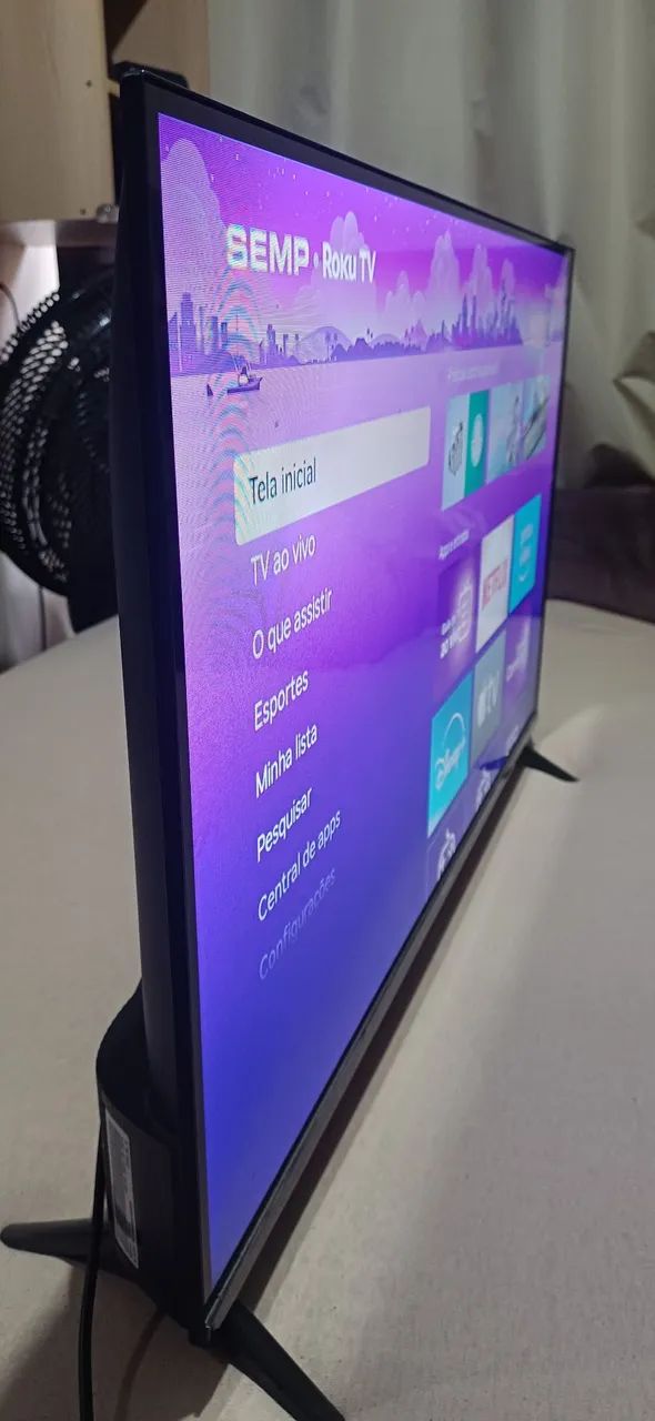 TV SMART 32 SEMP COM SISTEMA ROKU - Foto 4