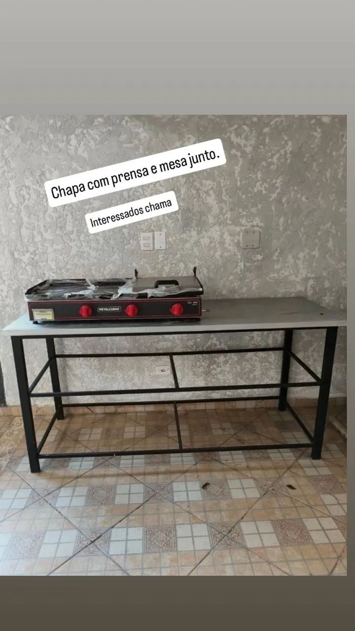 Chapa pra lanches e mesa - Foto 2