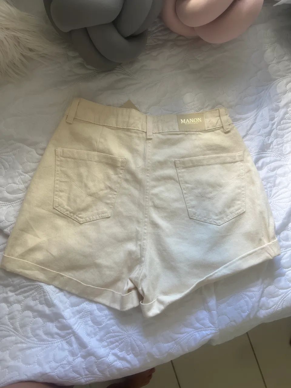 Short jeans bege- novo TAM 40 - Foto 3