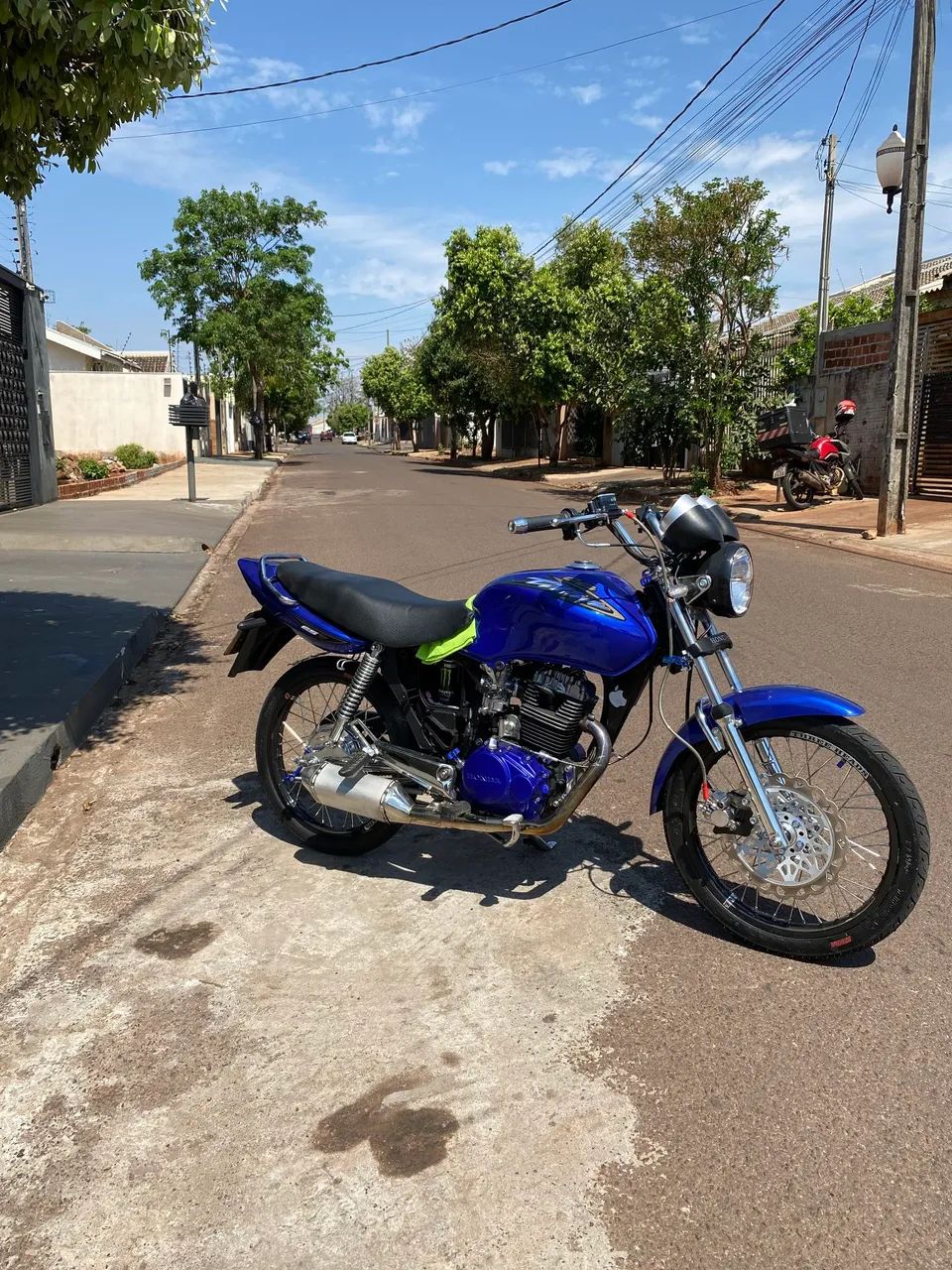VENDO CG 125 COM MOTOR DE STRADA  - Foto 4