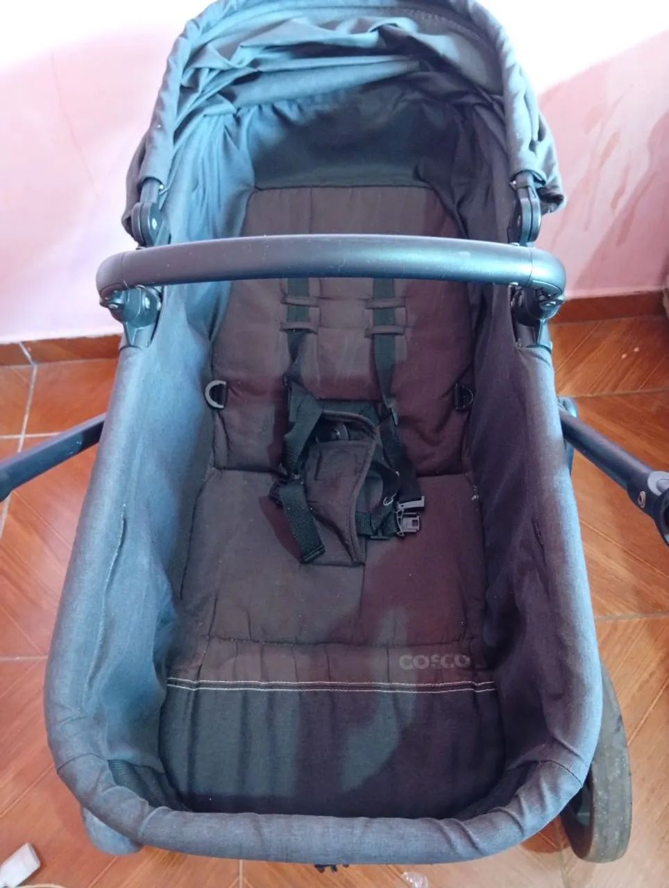 Carrinho de bebê de luxo rodas grandes - Foto 2