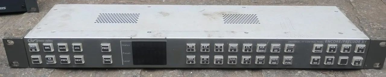 Painel de controle Grass Valley enc/pre-xy