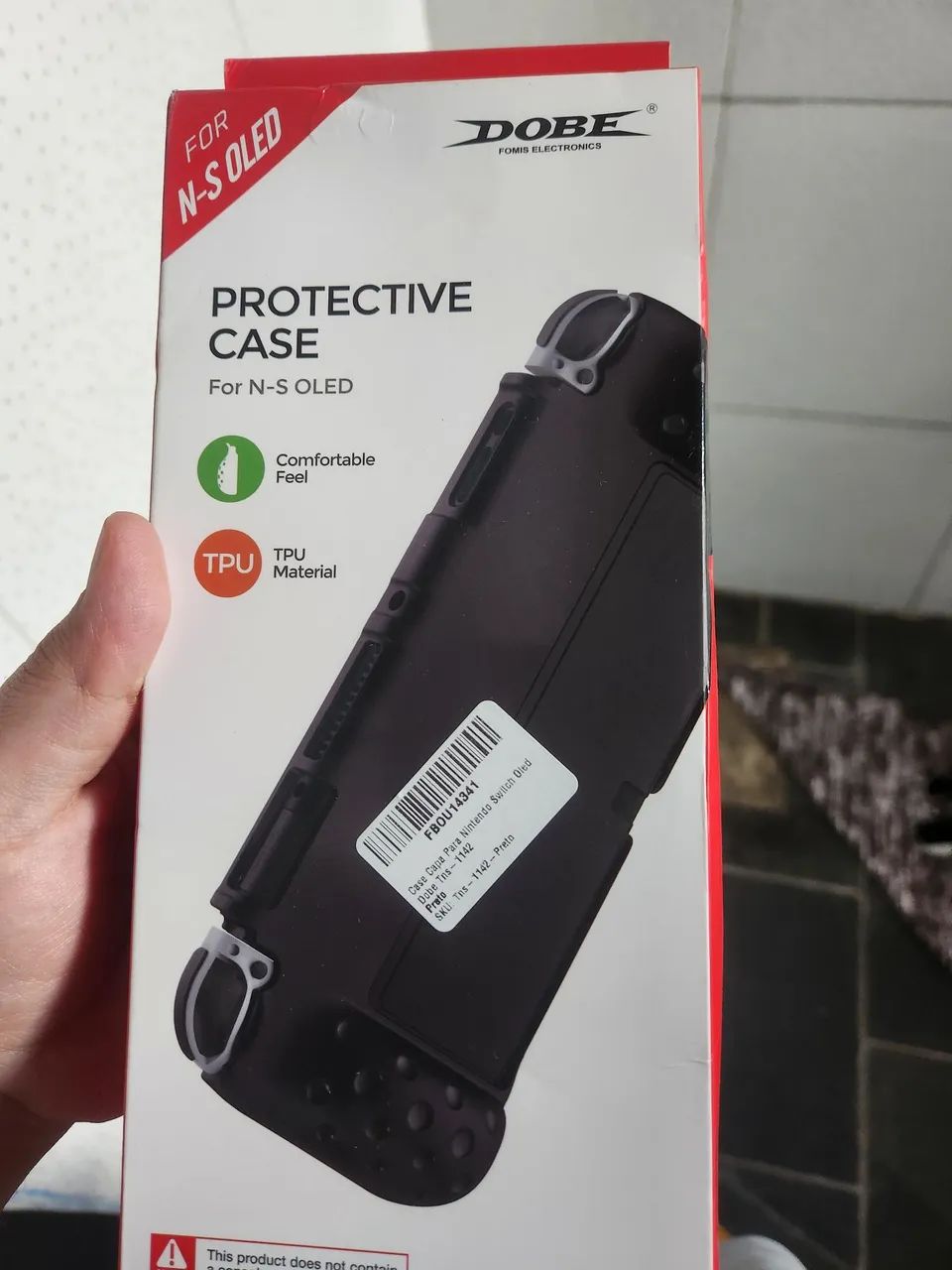 Case protetora Nintendo oled lacrada 