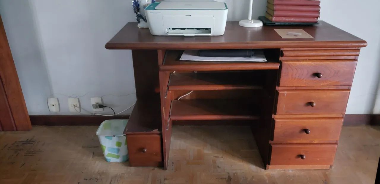 MESA DE ESCRITÓRIO MADEIRA MACIÇA 