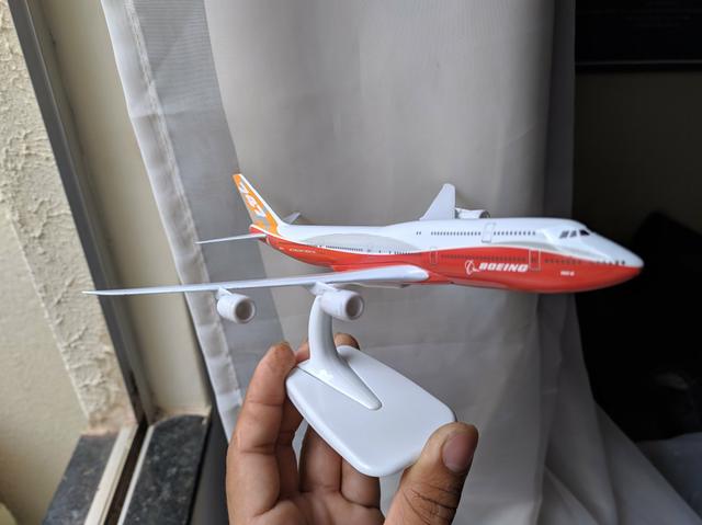 Miniatura boeing 747