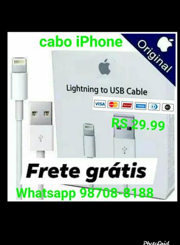 Cabo usb carregador iPhone