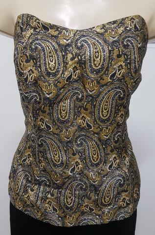 Usado 1 vez: conjunto longo festa saia e blusa - veja medidas - Foto 2