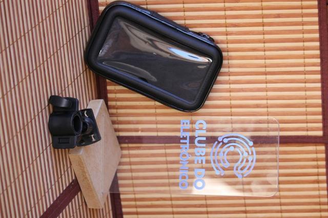 (NOVO) Suporte Prova D'Agua Celular Bike Bicicleta Moto Gps 5.5 Pol - Foto 5