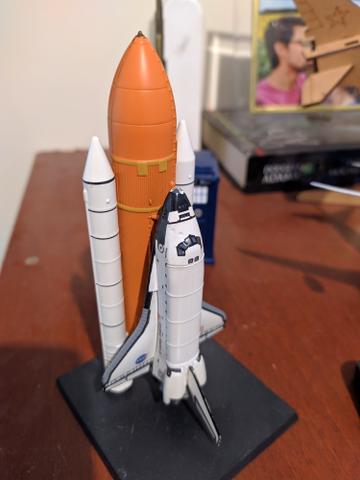 Miniatura Ônibus Espacial Atlantis