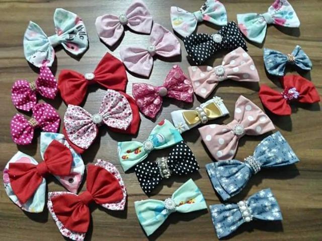 Faixas, laços, babadores, panos de boca - Foto 3