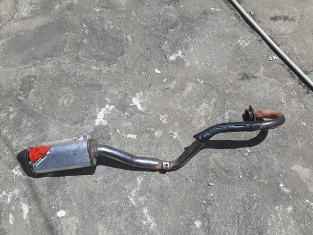 Escapamento esportivo COYOTE lander/tenere completo + Retrovisor