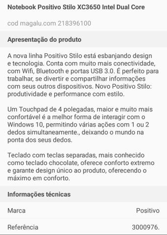 OPORTUNIDADE - Notbook positivo Stilo - Foto 4