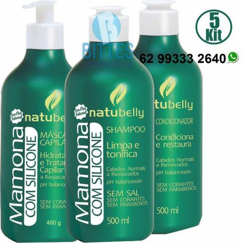 5 Kits na Promoção Para Cabelos Normais a Ressecados Ph Balanceado Natubelly