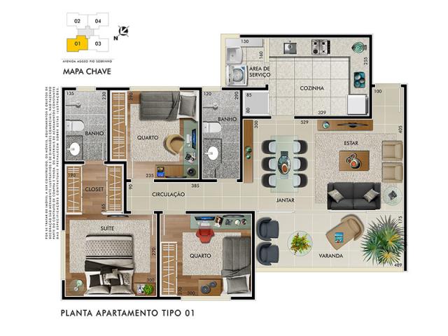 Apartamento à venda com 3 dormitórios em Buritis, Belo horizonte cod:1572 - Foto 6