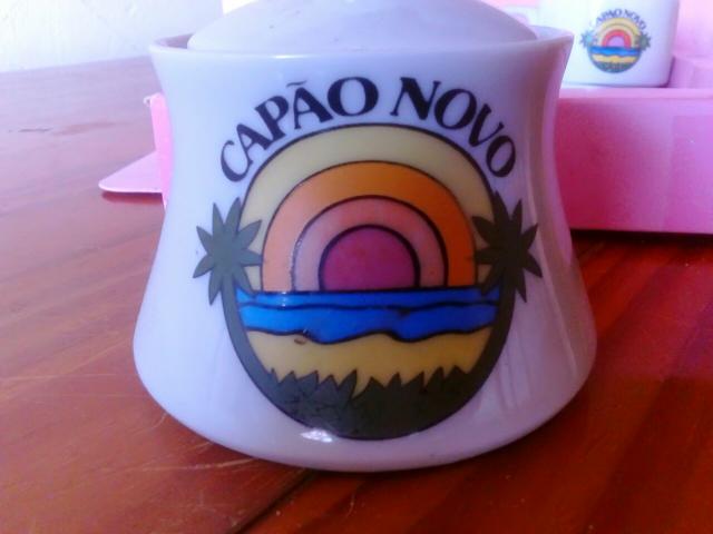 Conjunto de xícaras para cafezinho com açucareiro capão novo
