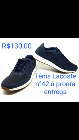 tenis lacoste marinho