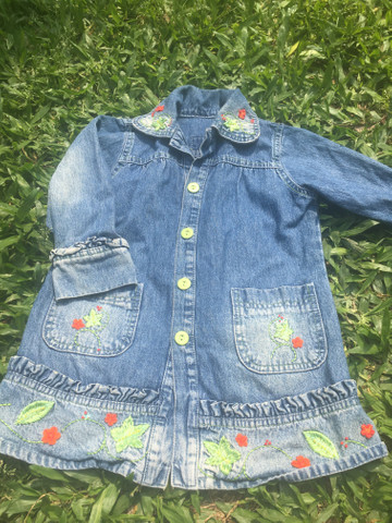 Casaco jeans (torrando) - Foto 2