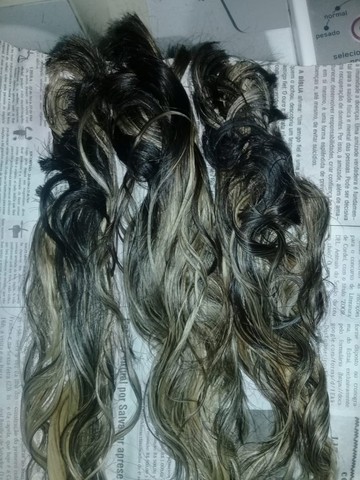 Cabelo natural super saudável com luzes - Foto 3