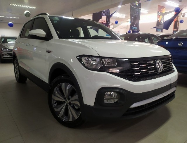 VOLKSWAGEN T-CROSS COMFORTLINE 1.0 TSI 2021 COR BRANCA