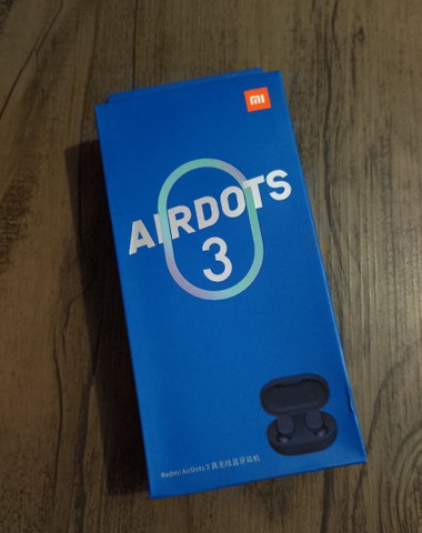 Fone de Ouvido Intrauricular Xiaomi Redmi AirDots 3 - Bluetooth 5.2 - LANÇAMENTO (Azul)<br><br>