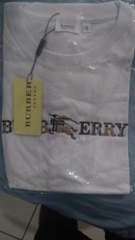 Camisa burberry peruana, 30.1, GG, branca 