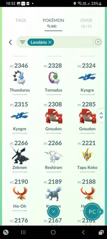 Conta Lvl 40, Azul, Com Troca De Nome, E Todos Os Lendários - Pokemon Go -  DFG