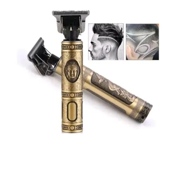 Máquina De Cortar Cabelo Para Barba  Designer Elétrico Profissional - Foto 4