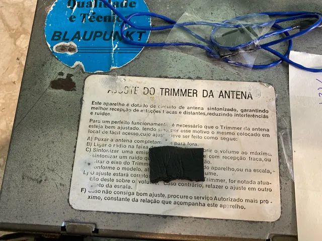 Radio Blaupunket / Bosch, anos 60/70, funcionando normalmente - Foto 4