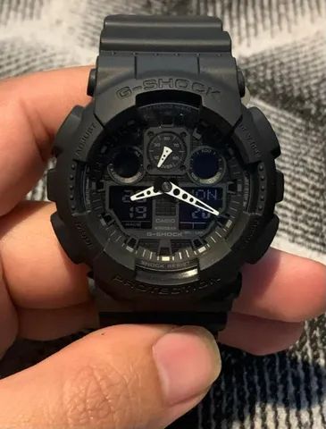 Relógio Casio G-shock Ga-100 Masculino Preto Original - Foto 3