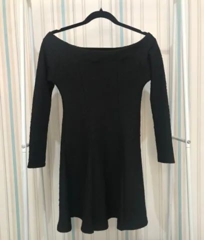 Vestido Preto Manga Longa - Foto 4