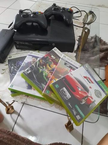 Vendo Xbox 360 com 2 controles, Kinect e 9 jogos - Videogames - Realengo,  Rio de Janeiro 1244723414