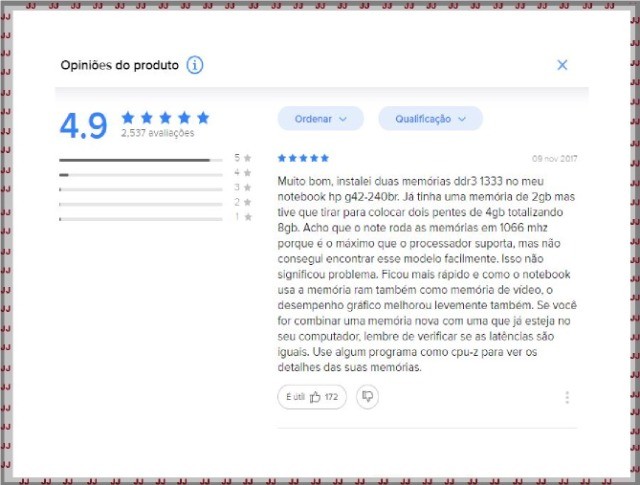 Memória RAM 1333Mhz 4GB 1 Kingston KVR1333D3S9 - Notebook - Foto 4