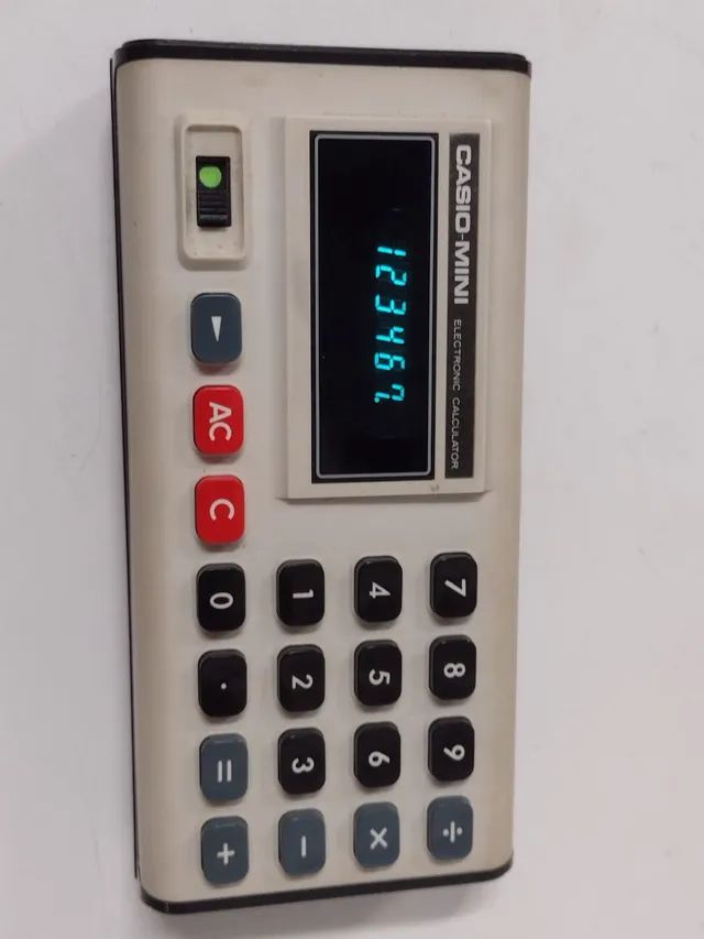 Calculadora antiga Casio. - Foto 2