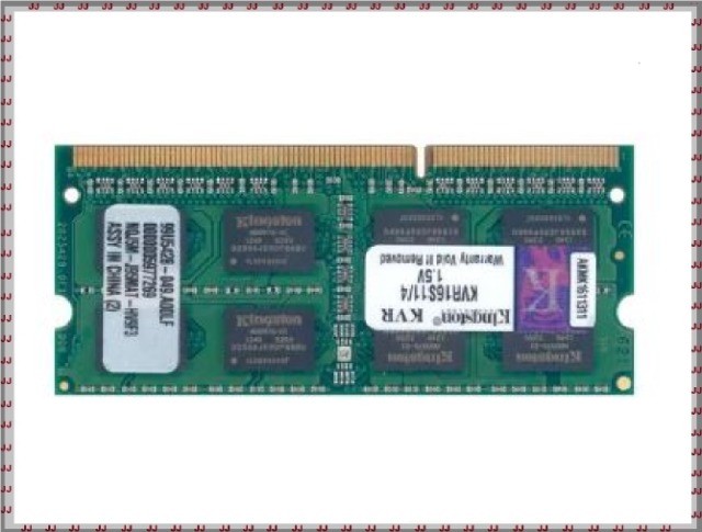 Memória RAM 1333Mhz 4GB 1 Kingston KVR1333D3S9 - Notebook