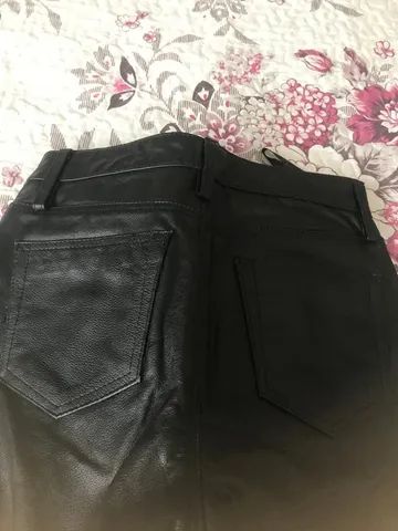 Calça de hot sale couro original